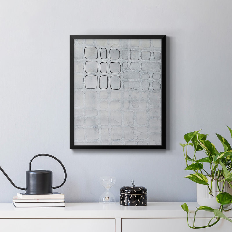 Toile encadrée de qualité supérieure Lumen Color I - prête à être accrochée, Noir, H 24 po x l 20 po