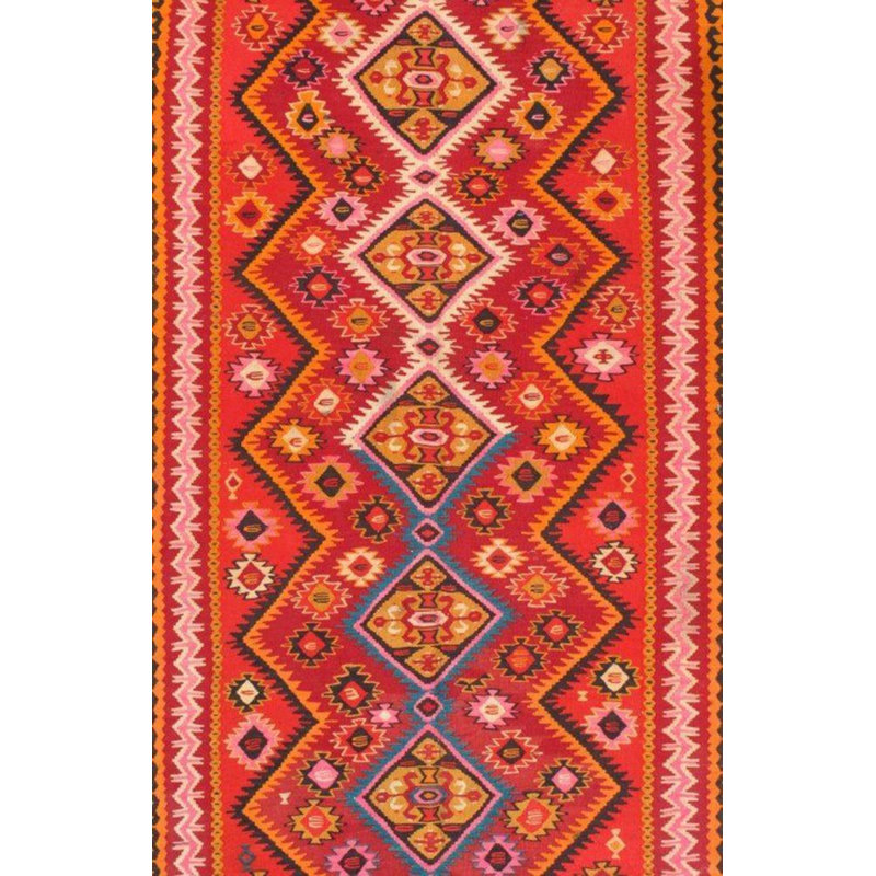 Moroccan Area Rug in Red
