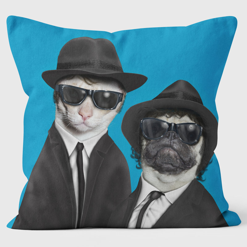 Brothers - Pets Rock Cushion