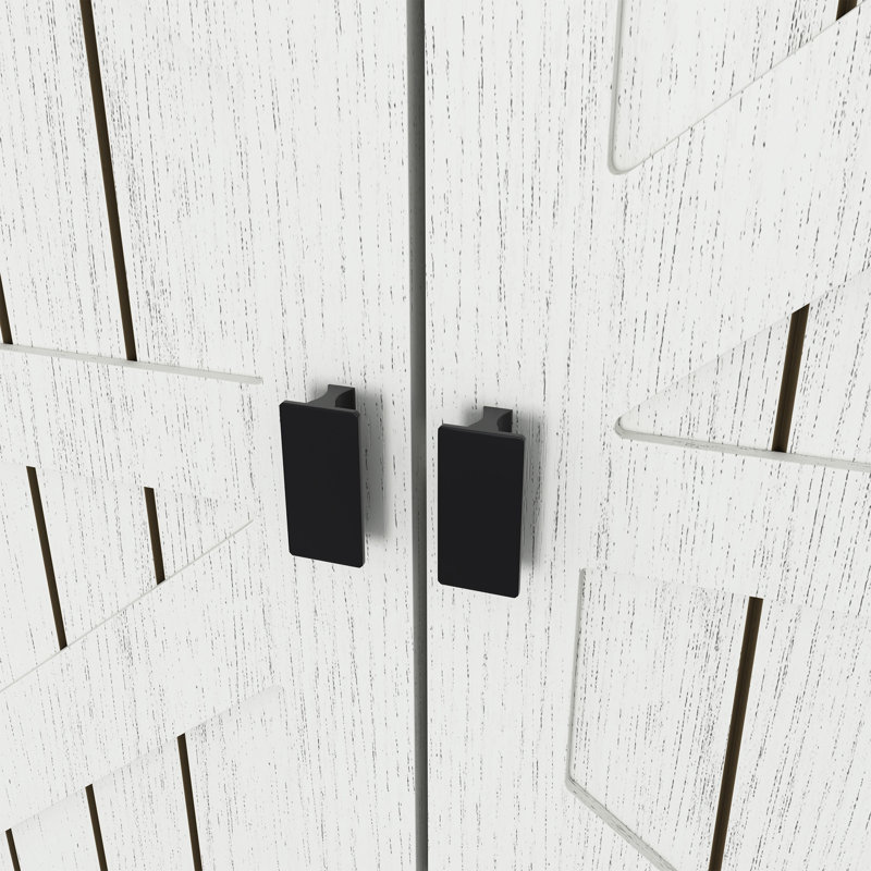 Multi-Functional Mdf Shoe Cabinet With 5-Layer Shelves And Open Storage, White And Natural