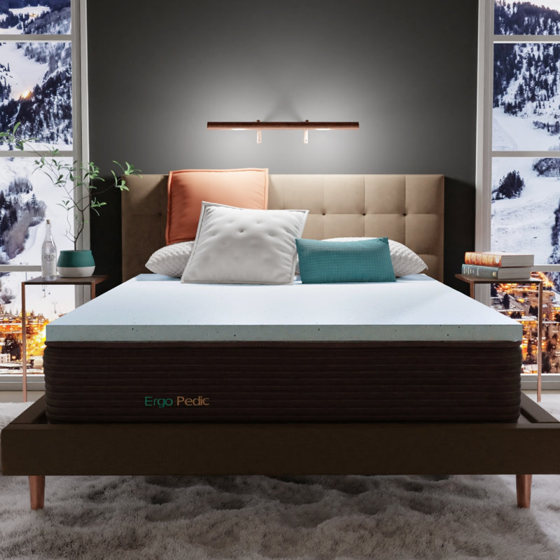 Zenwave 3" Memory Foam Topper With Coppercell, Full / Double