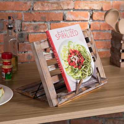 23.4 cm H Solid Wood Book Stand