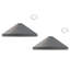 19cm H Metal Cone Lamp Shade ( Screw On )-1539658621