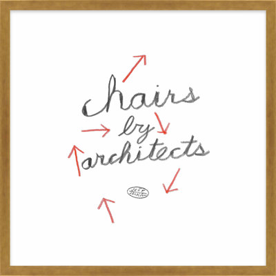 Alvord "Chairs by Architects" Print