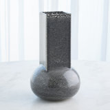Crocus Vase-Reactive Black-Lg