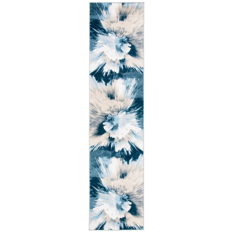 Algonac Performance Abstract Rug, Runner 2'2" x 9'