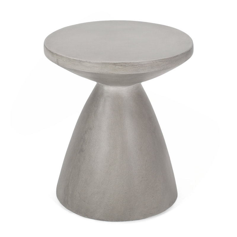 Outdoor Lightweight Concrete Side Table