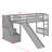 Stairway Twin Size Loft Bed With Slide-498668690