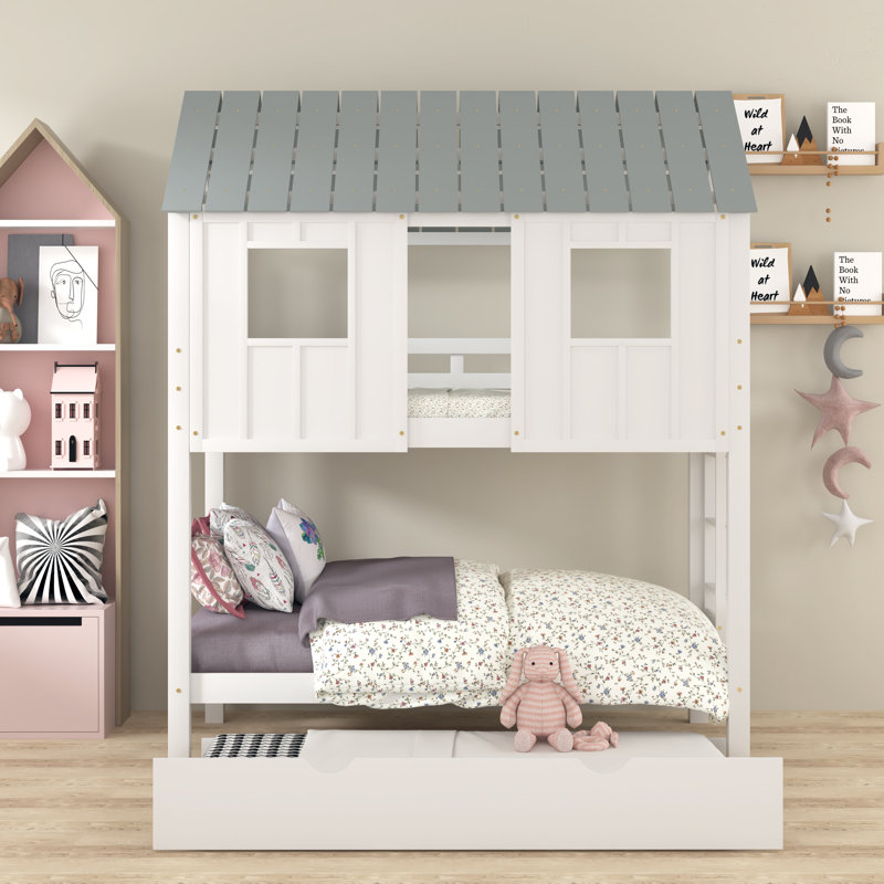 Bunk Bed In Front Of Window Ideas Small Bedroom Ideas Twin Bed In