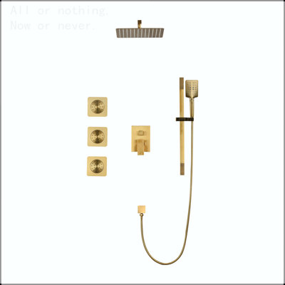 Système de douche mural multifonctionnel avec jets pour le corps