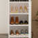 40 Pairs Of Shoes Storage Cabinet With Hooks& Bench