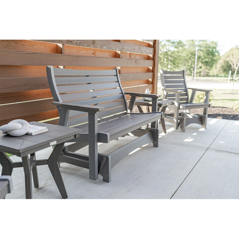 Fauteuil oscillant berlinois Berlin Premium Bristol, Rouge écarlate / blanc