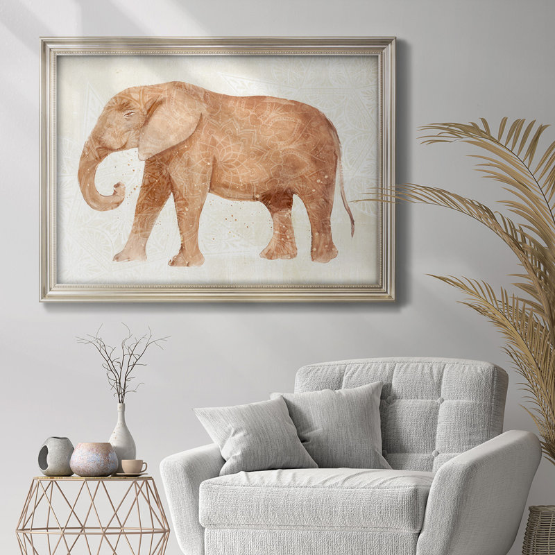 Éléphant, sagesse et éléphant - impression, L 25 po x H 21 po