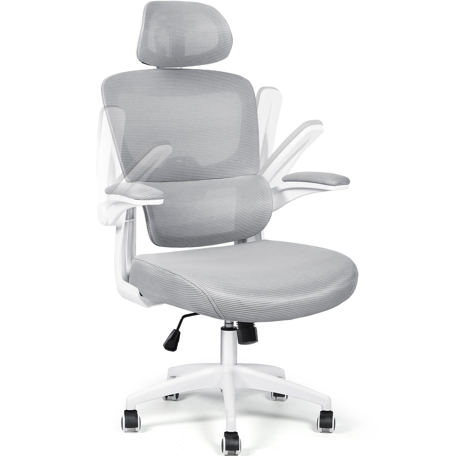 Home Office Chair Ergonomic Desk Chair The Twillery Co. Upholstery Color: White