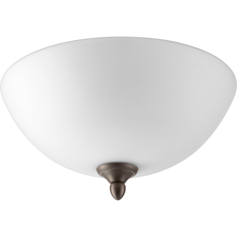 Ventilateur de plafond bol 2 lumières Volner
