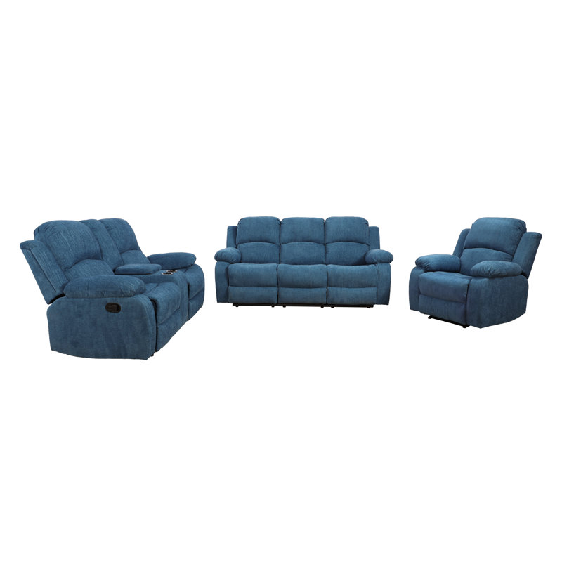 Ensemble de salon inclinable 3 pièces Bungay