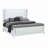 White King Bed With Led