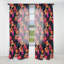 Tropic Sunset - motif floral - rideau floral - velours obscurcissant - 1 panneau-107579399