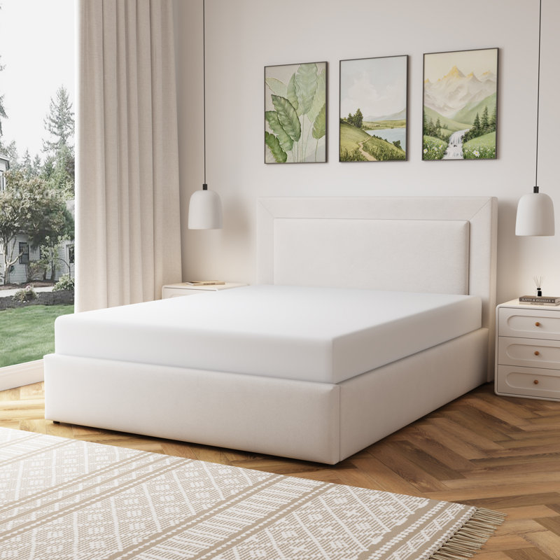 Upholstered Ottoman Storage Bed, King (5')