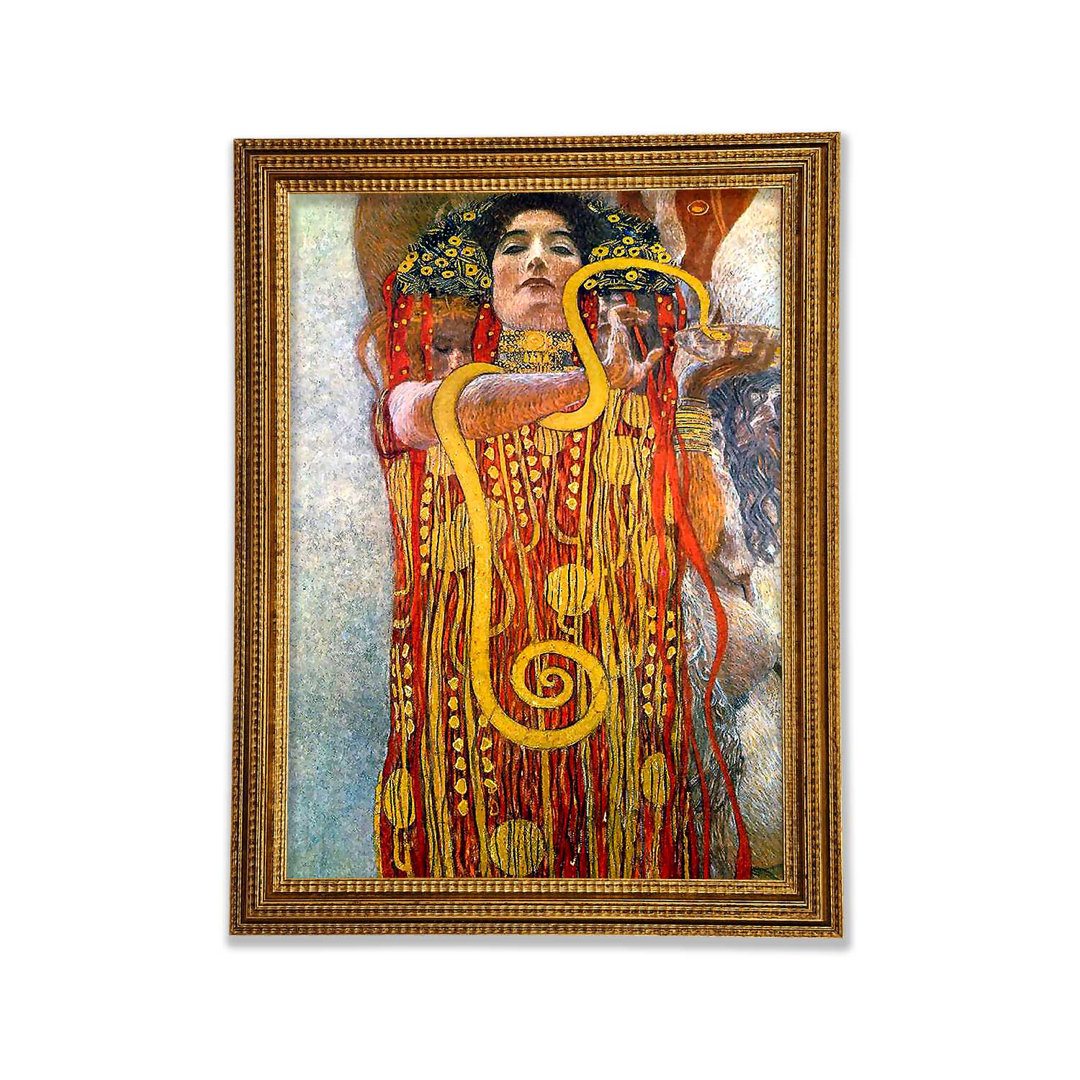 Klimt Hygeia - Einzelner Bilderrahmen Kunstdrucke