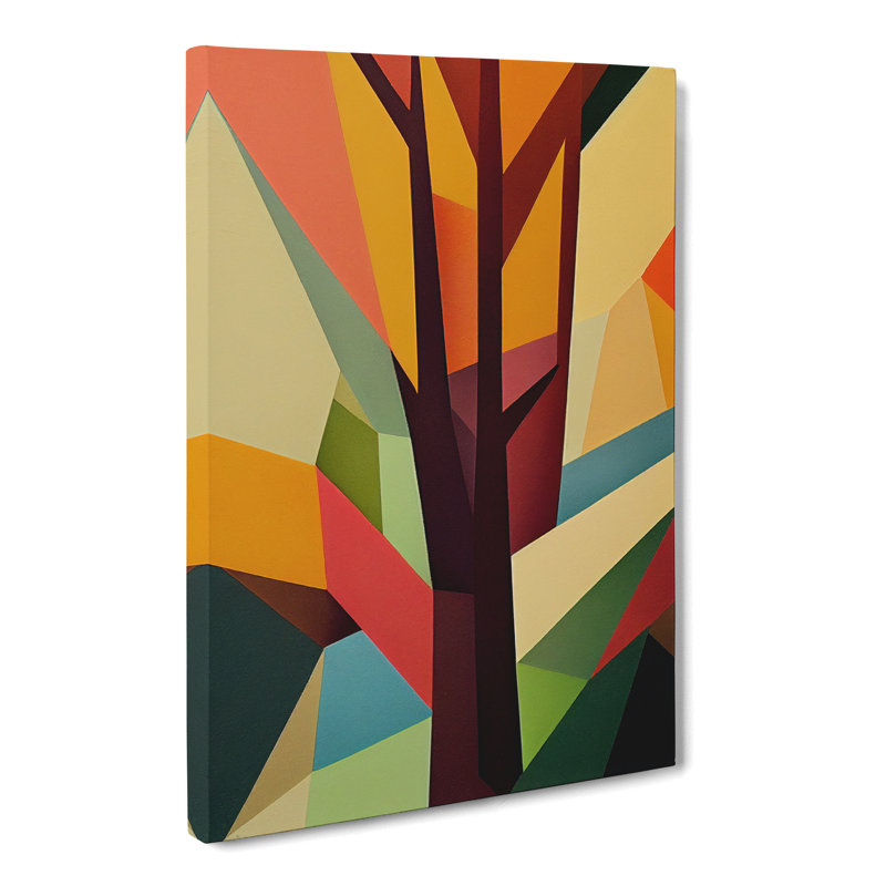Tree Abstract Block Vol.1 - Wrapped Canvas, 50cm H x 35cm W x 3cm D