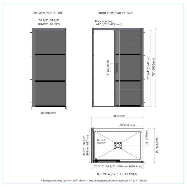Dimensions du produit