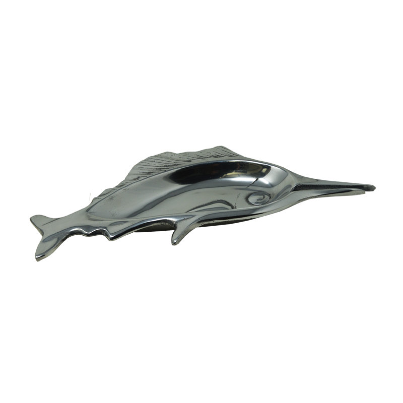 Petit plateau Marlin en étain