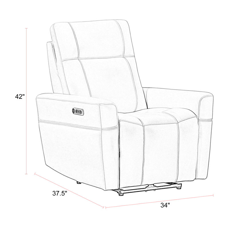 Garnell Power Zero Gravity Recliner, Steamboat Ecru