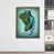 Gold Floater Framed