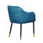 Holdenville Modern Velvet Dining Chair - Ergonomic Button Back with Metal Legs - Armchair for Living Room Dining Room Restaurants-886266240-886266246-813044061