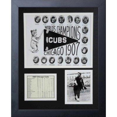 1907 Chicago Cubs Team Framed Memorabilia