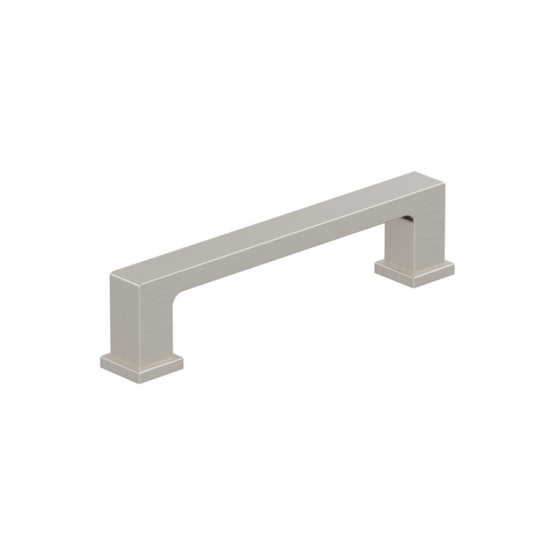 Poignée d'armoire en nickel satiné centre à centre Bridgeport 3-3 / 4 pouces (96 mm) Bridgeport, 3-3/4, Nickel satiné, 1