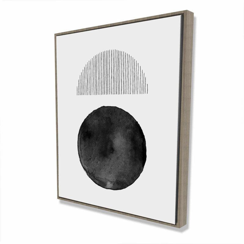 Decomposed Framed Canvas | Patterns Shapes Bedroom Decor