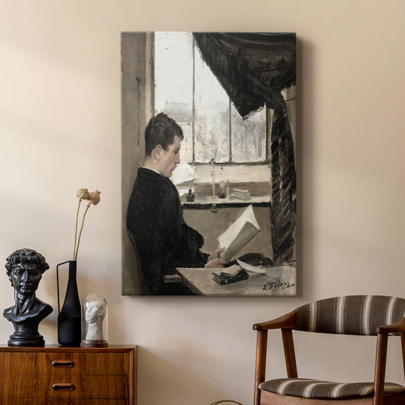 Reproduction de portrait rétro L XXXIV - galerie Cavas sur mesure, H 18 po x l 12 po