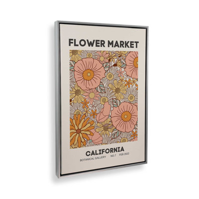 Marché de fleurs rétro en Californie