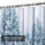 Rideau de douche Snow Christmas-1384163132