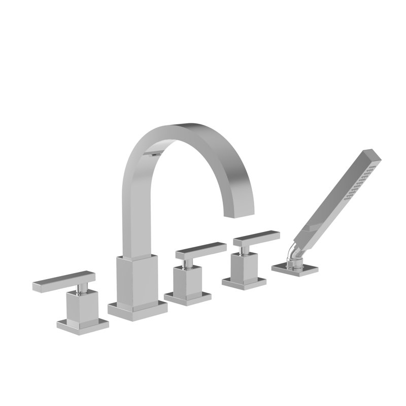 Roman Tub Faucet With Hand Shower