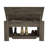 Austin 40" Wide Storage Table with 1 Extendable Shelf, 4 Legs and Lower Shelf-1660132492-1660132495