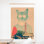 «Cool Cat» par Ali Gulec, reproduction d'art graphique sur toile tendue