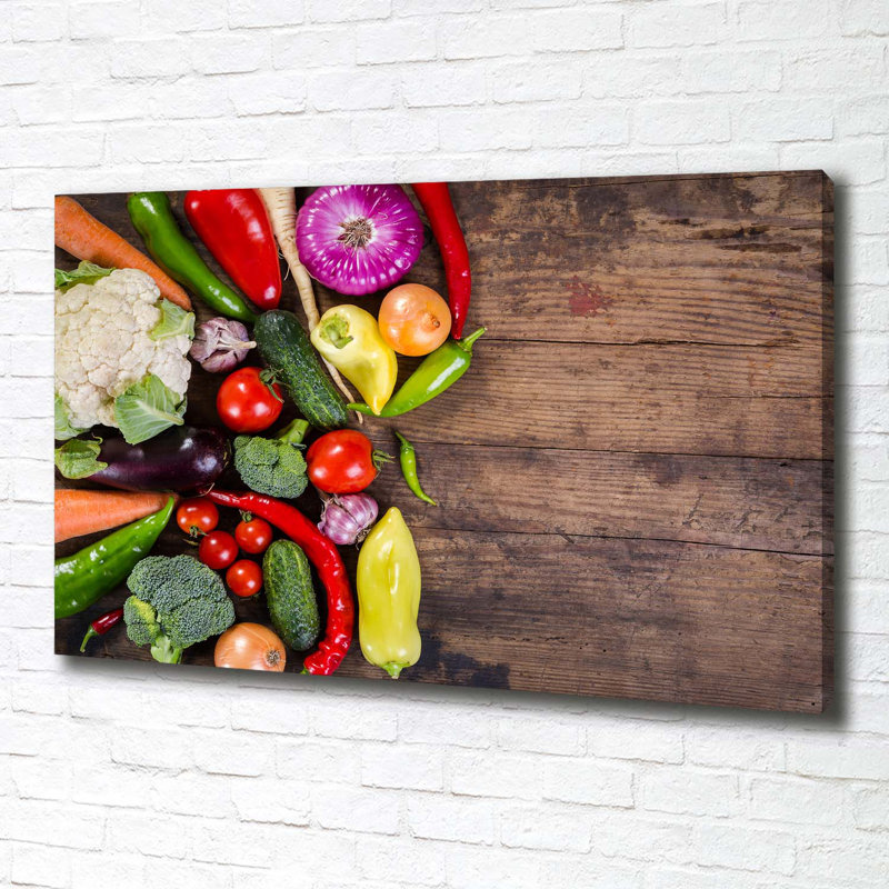 Vegetables - Wrapped Canvas Print