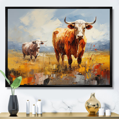 " Cattle Pastoral Grazers Collage "