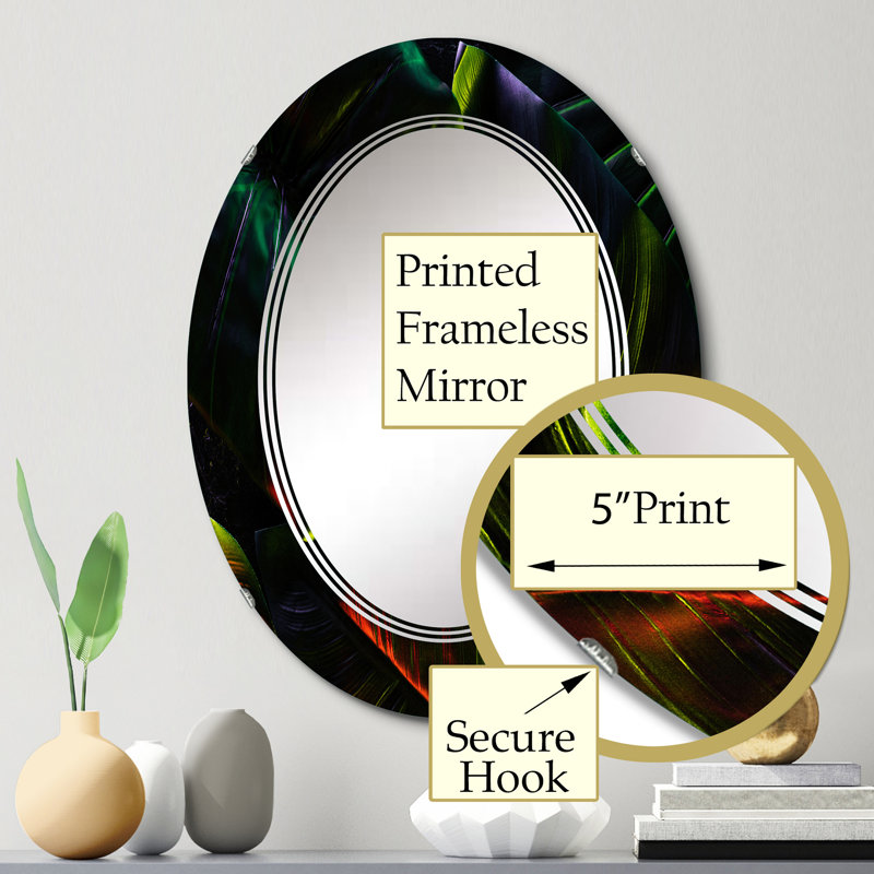 Miroir de salle de bain sans cadre, 30 po x 20 po