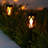 Matte Black Solar Powered Stainless Steel Pathway Light Pack