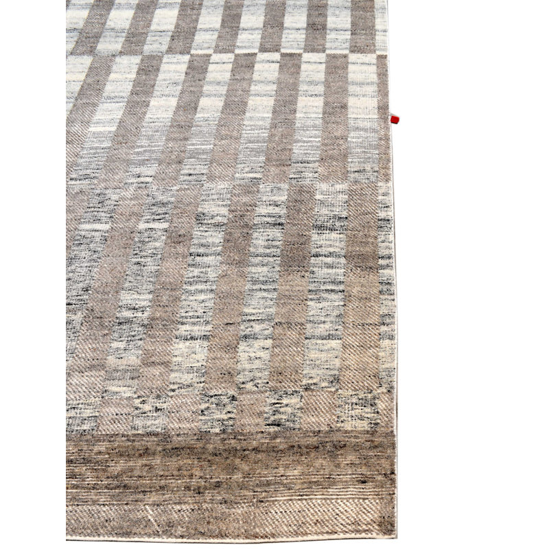 Contemporary, Stuart Street Collection One-of-a-Kind Rectangle 9'11" X 13'10" Hand Knotted Area Rug