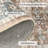 Washable Vintage Rug 5x7 Floral Print Throw Carpet, Non-Slip Non-Shedding Oriental Floor Mats, Foldable Low Pile Indoor Rug for Living Room, Nursery, Playroom, Office, Khaki-953598582-953598577