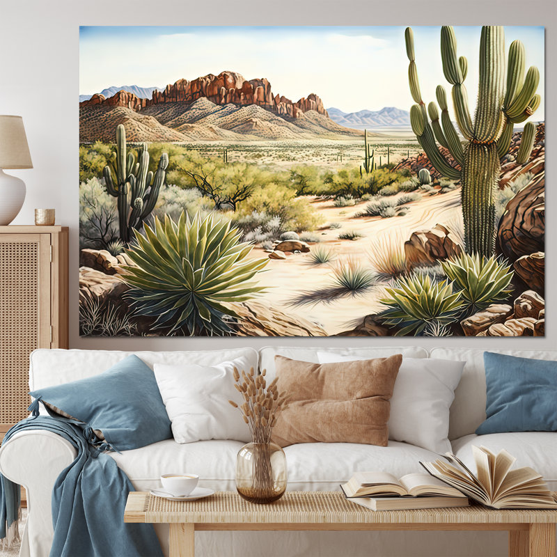 Arizona Desert V - Décoration murale ouest