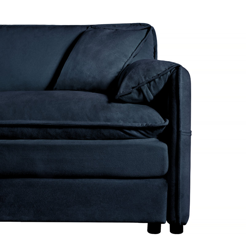Ensemble de canapé surdimensionné surdimensionné à 2 sièges profonds avec confort moelleux, style moderne et agencement de bricolage flexible pour le salon ou le bureau.