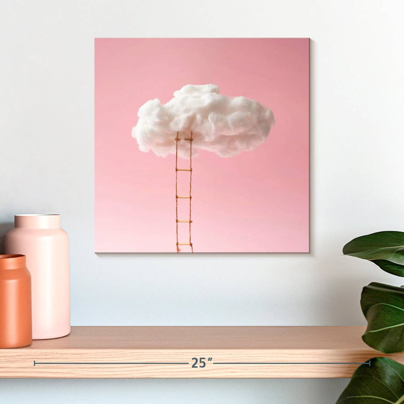 De l'échelle aux nuages, H 16 po x l 16 po