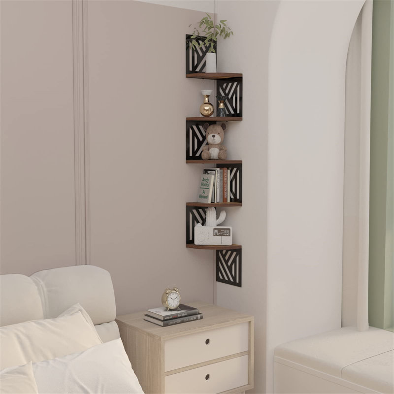 Alekper 5 Piece Floating Shelf