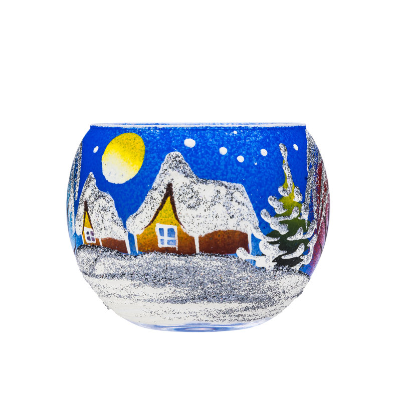 3.25'' H Glass Tabletop Votive Holder